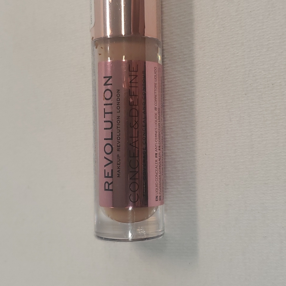 Free With Any Purchase-Makeup Revolution Conceal & Define concealer- shade C12